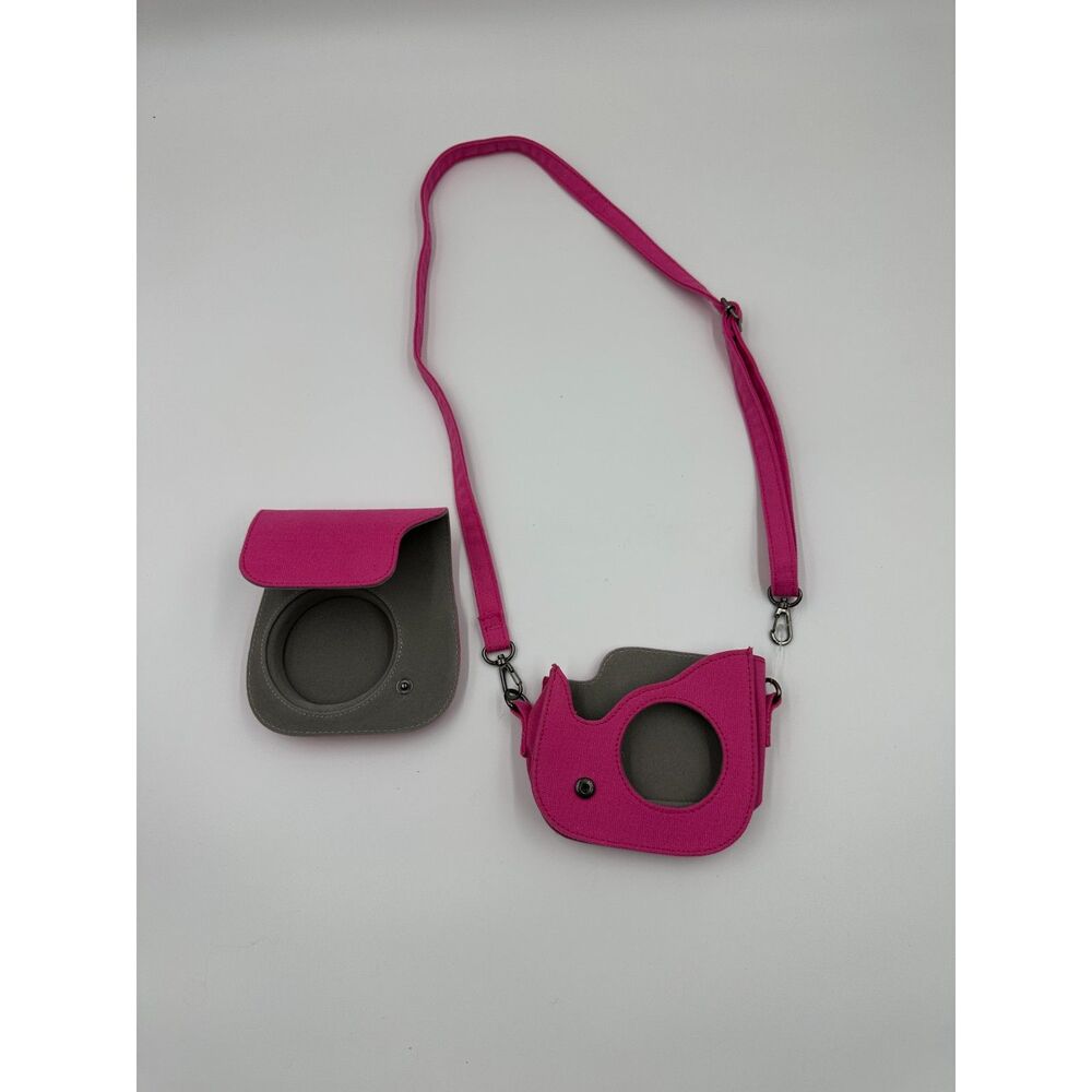 Fujifilm Instax Mini Instant Camera Canvas Case Adjustable Strap Detachable Top - Picture 7 of 7